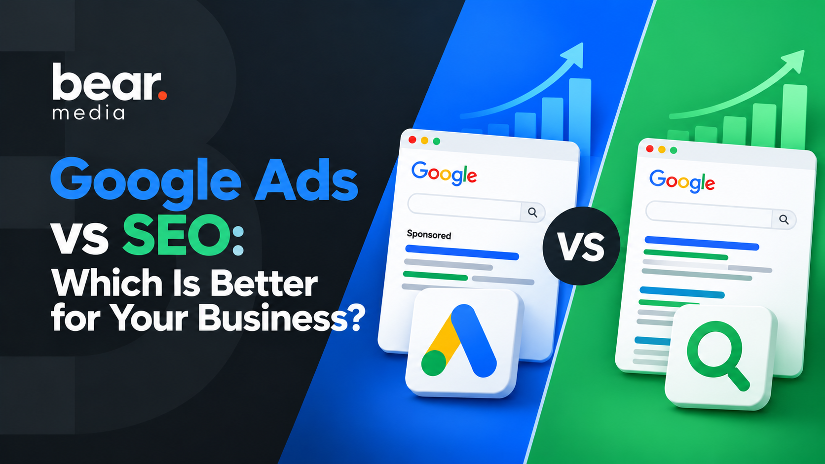 Google Ads vs SEO comparison for businesses