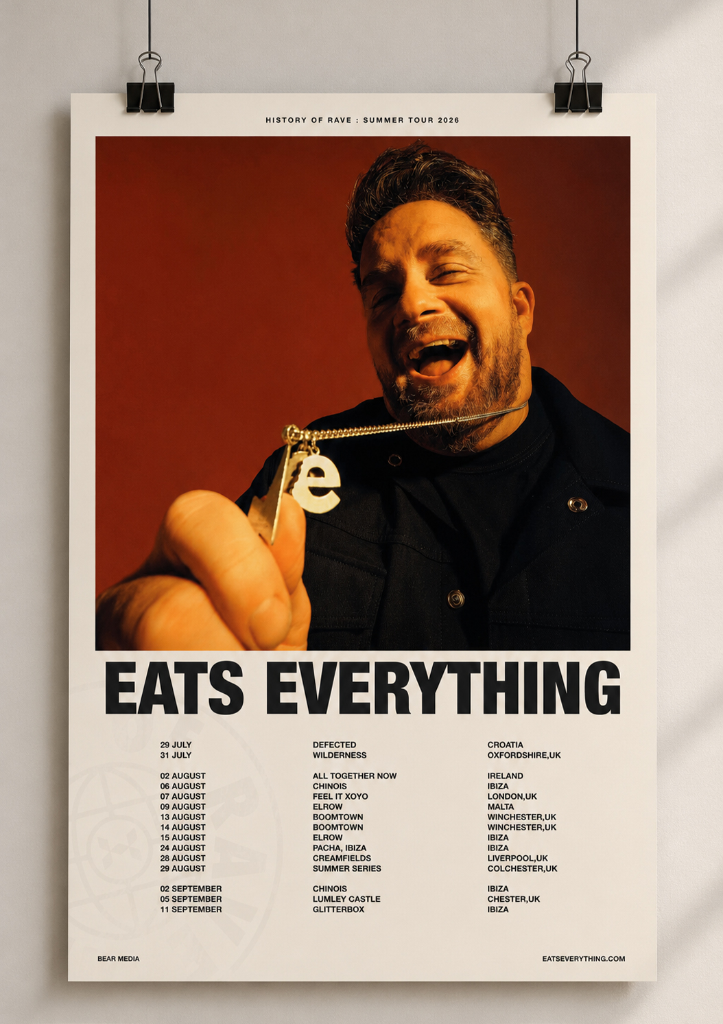 Eats Everything poster design