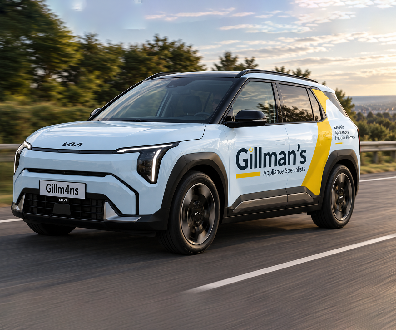 Gillman's vehicle branding design