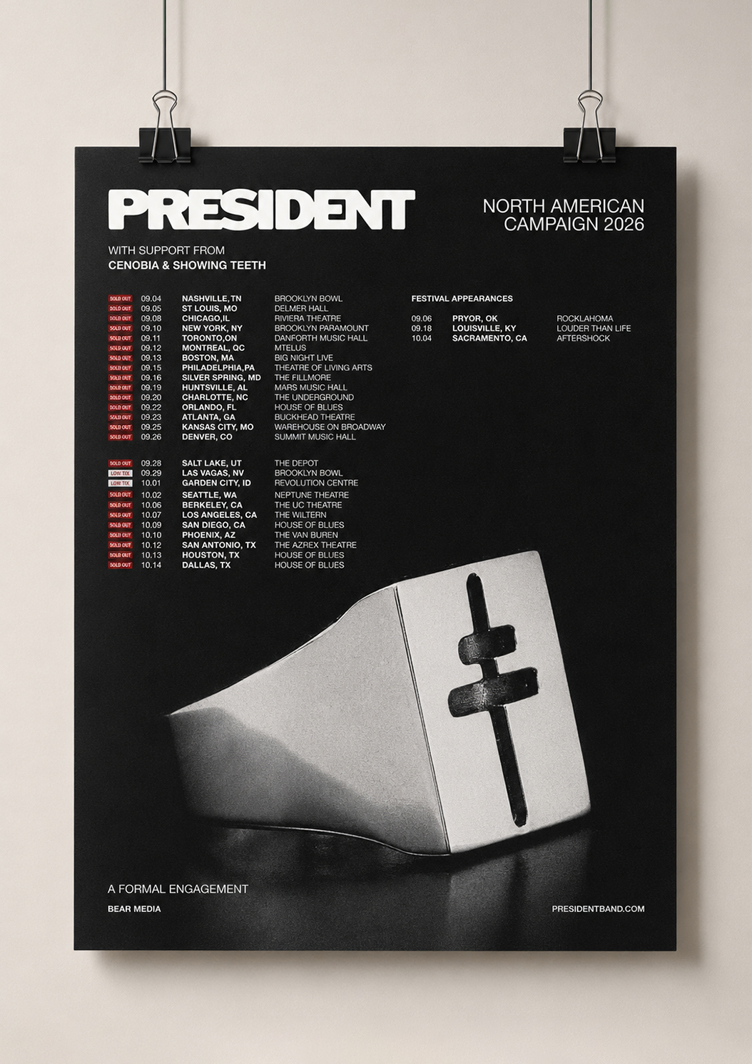 President poster design